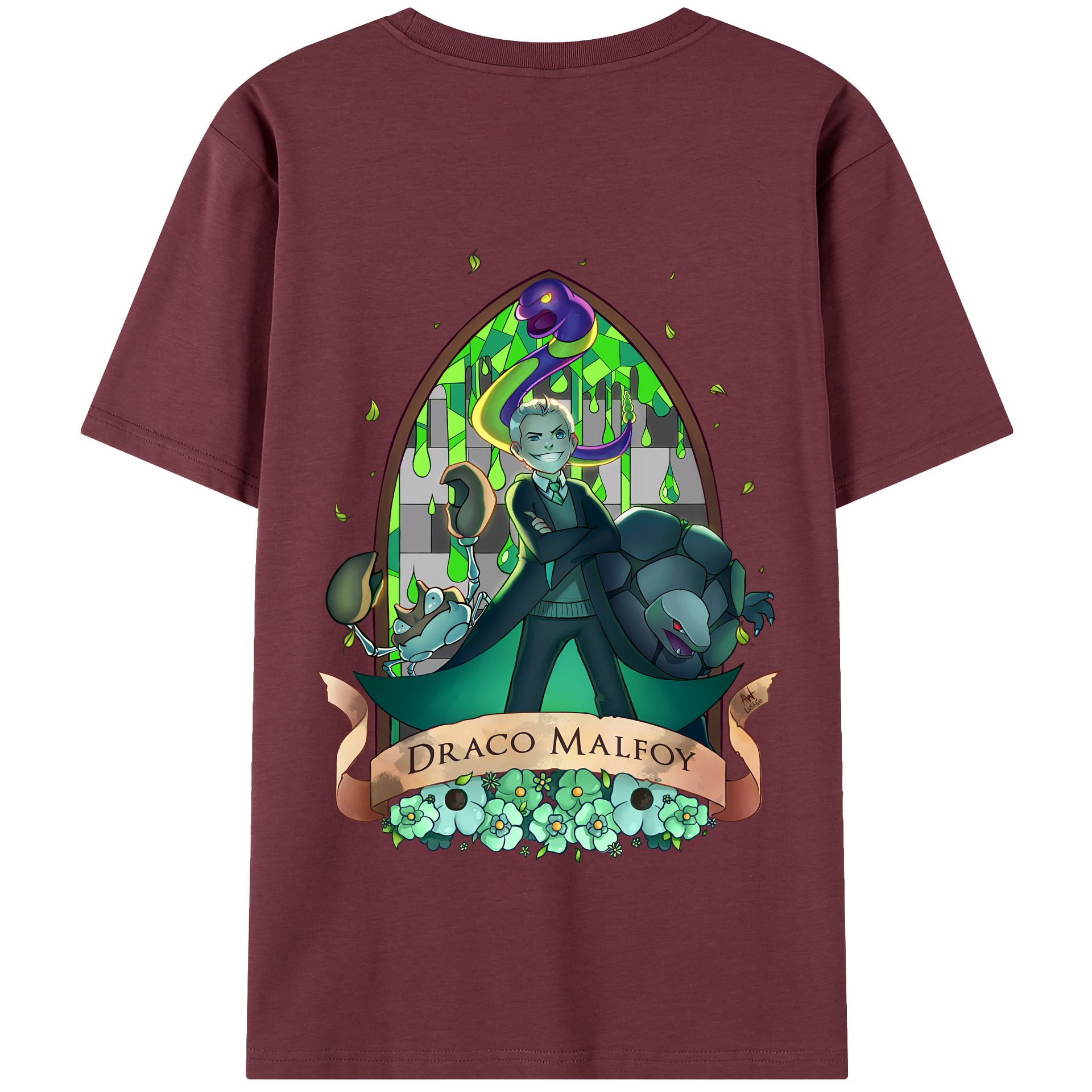 （画像用） Harry Potter ハリー・ポッターシリーズ 綿100％半袖Tシャツ（背面プリント）